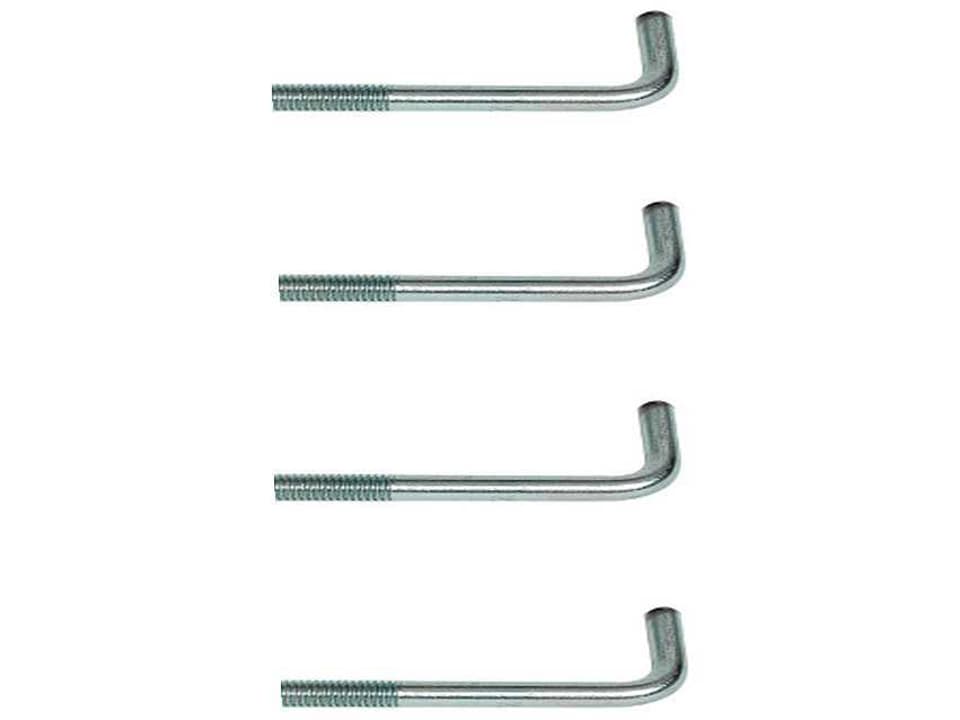 In-Ground J-Bolt Mounting Kit for Outdoor Furniture