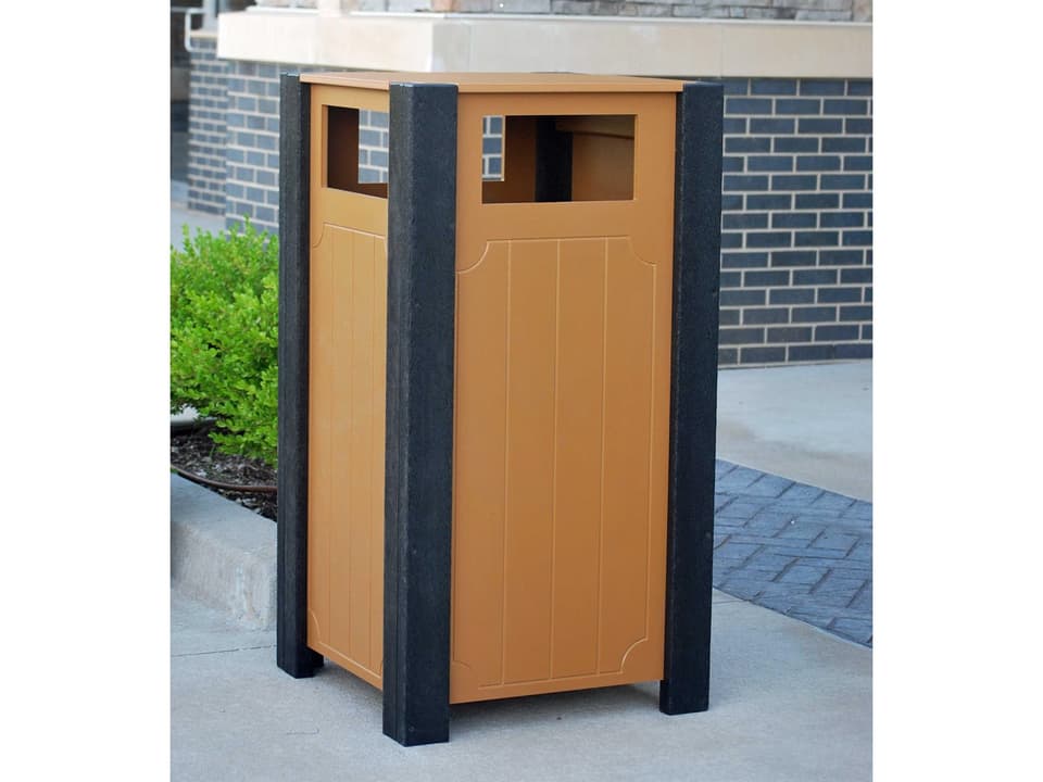 Ridgeview 32-Gallon Recycled Plastic Waste Receptacle