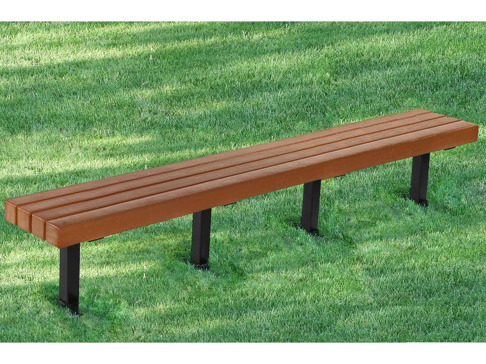 Trailside Steel 8 ft Outdoor Bench