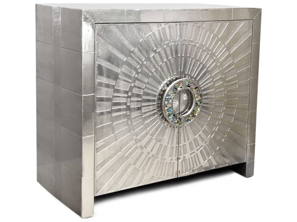 Talitha Nickel Silver Accent Chest