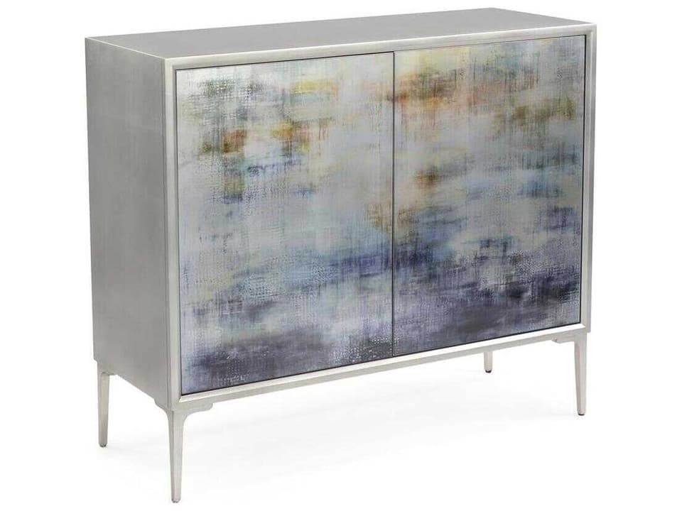 Shaye Rawson Spring Rain Accent Chest with Glass Panels