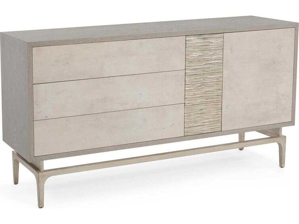 Mark McDowell Sakana 68 Inch Grey Oak Tiza Gesso Sideboard