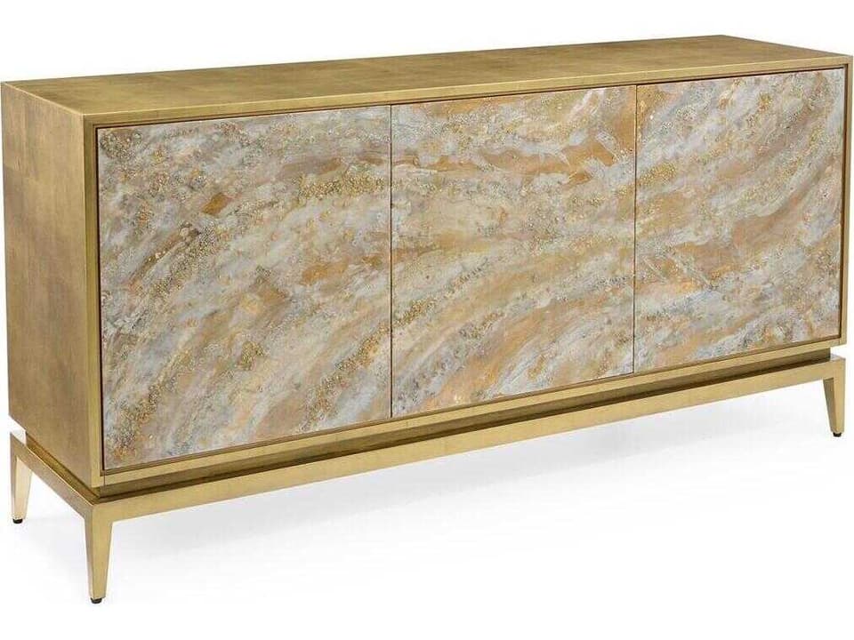 Mark McDowell Calabash 72 Inch Beech Wood Sideboard Gold Coast Finish