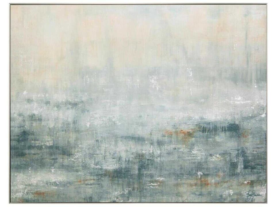 Shaye Rawson Summer Mist Wall Art with Silver Floater Frame