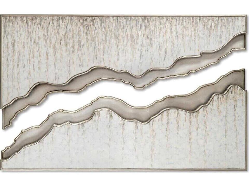 Weeping Willow Wall Sculpture Parisienne Silver Three-Dimensional Art