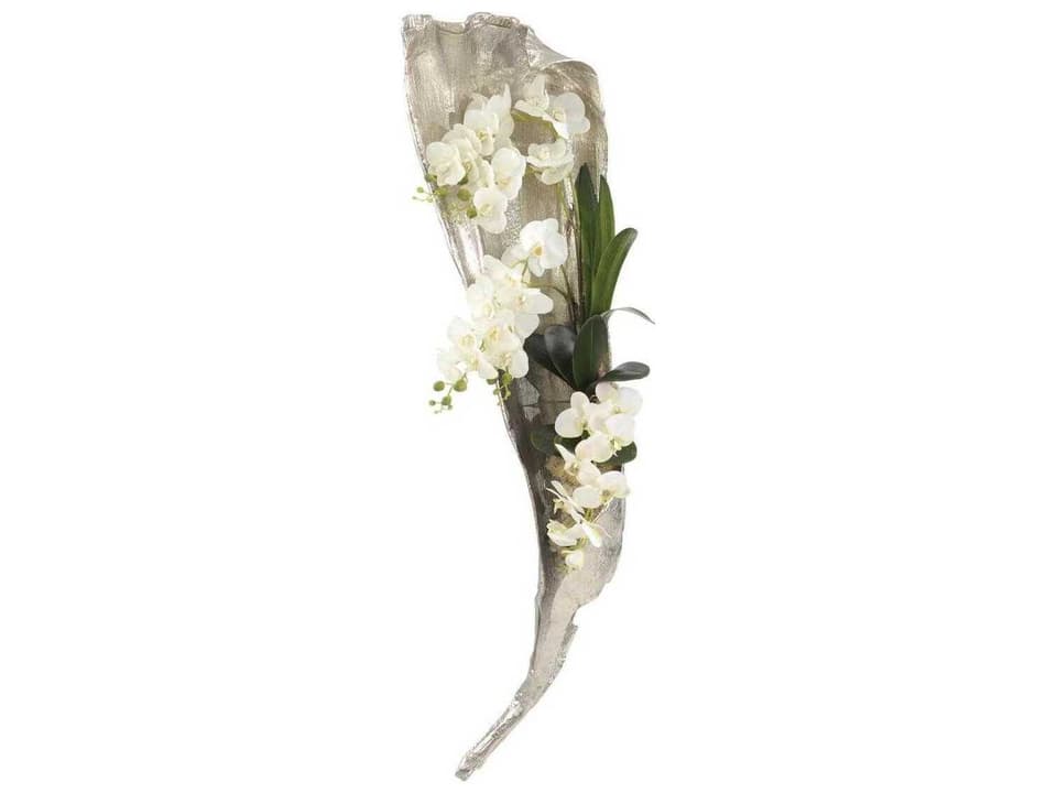 Falling Orchids Botanical with White Phalaenopsis