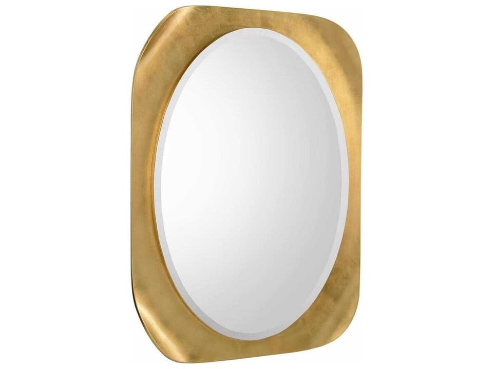 Forma Gold Rectangular Wall Mirror