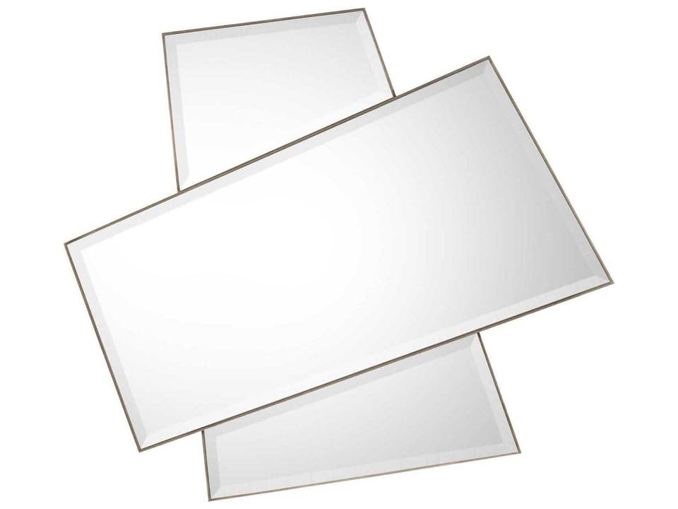 Strato Wall Mirror in Antique Pewter Finish