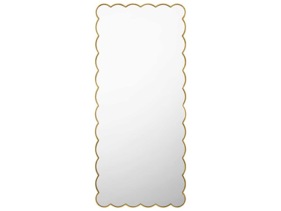 Sura Rectangular Wall Mirror in Gold Coast Finish
