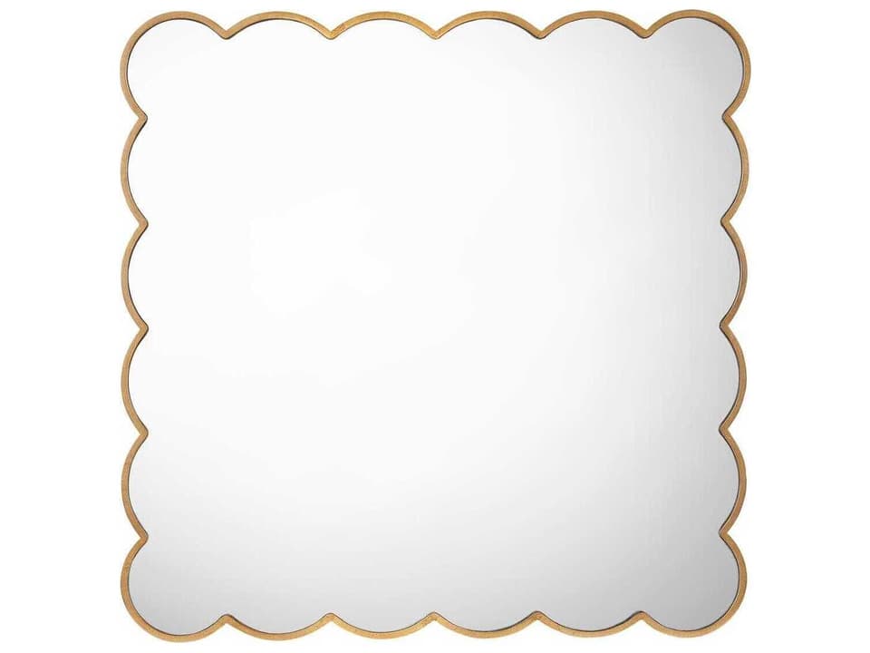 Sura Square Wall Mirror in Gold Coast Finish
