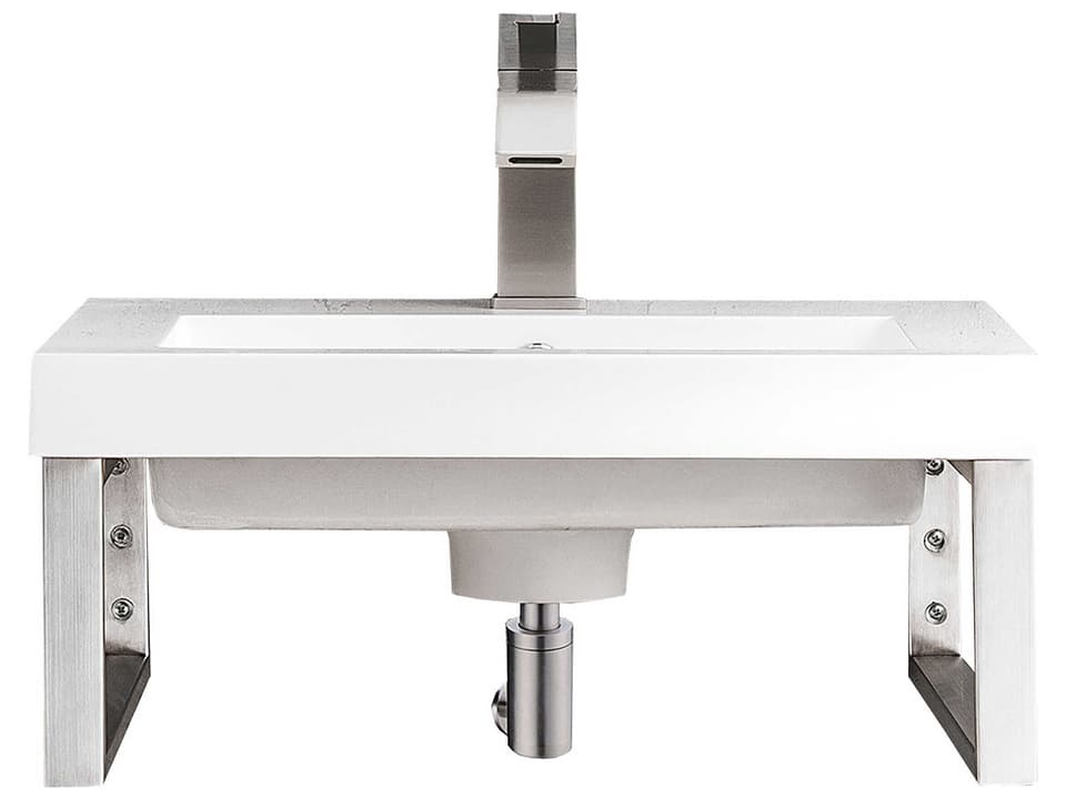 Boston 31.5 Inch Single Console Vanity Frame in Matte Black