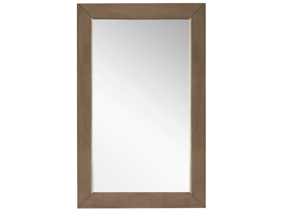 Chicago 26-Inch Rectangle Mirror in Whitewashed Walnut