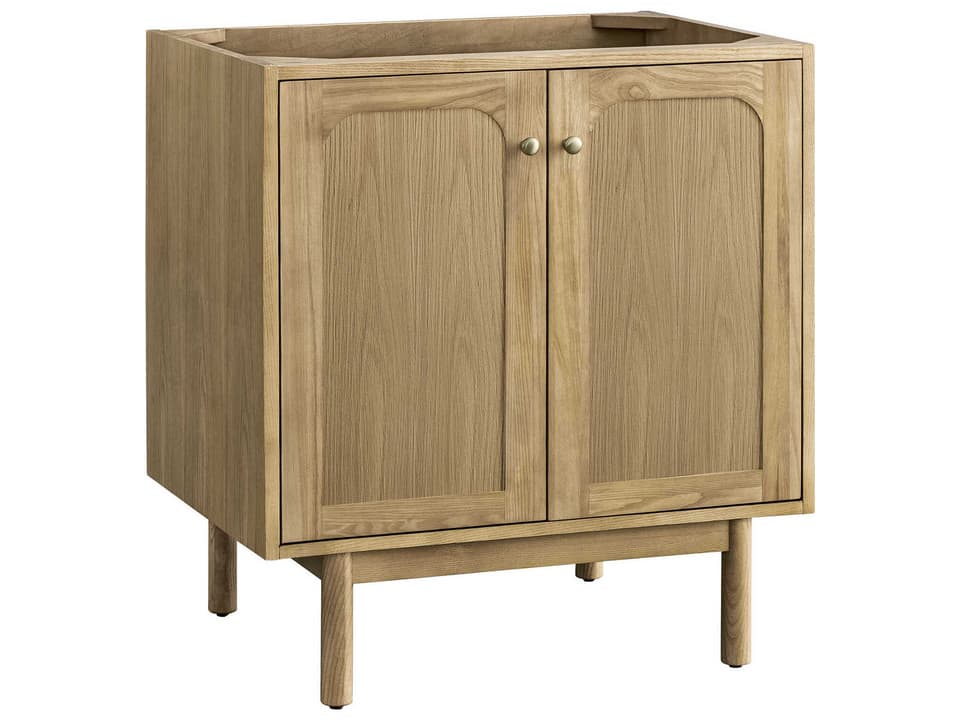 Laurent 30-Inch Bathroom Vanity Cabinet Light Natural Oak