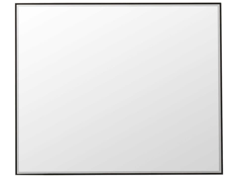 Furniture Rohe Rectangular Mirror in Matte Black