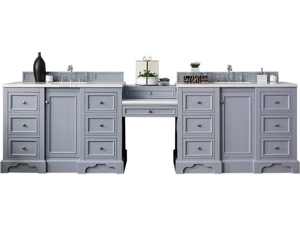 De Soto 121-inch Double Bathroom Vanity Cabinet