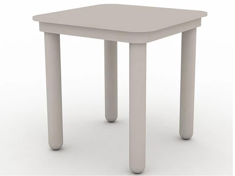 Palma Aluminum Square End Table