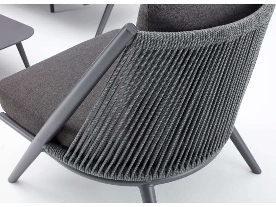 Alia Aluminum Cushion Lounge Chair