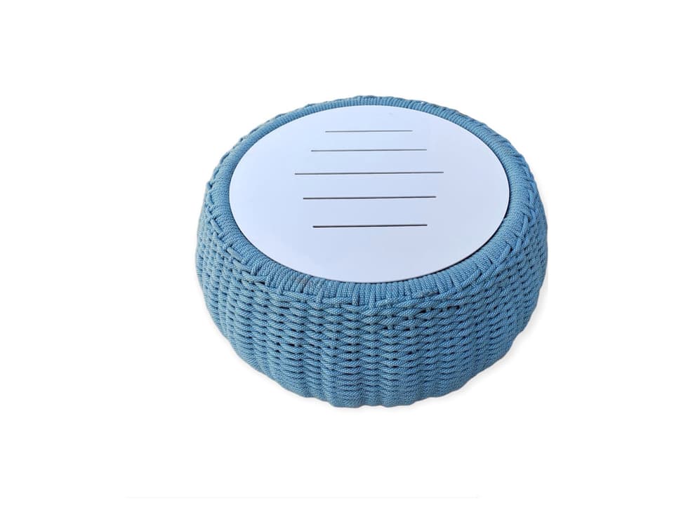 Alia Aluminum Rope Round Coffee Table