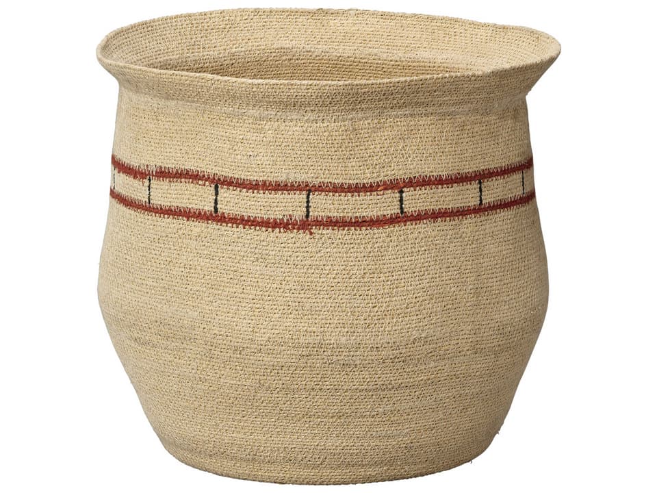 Silkworm Handwoven Seagrass Decorative Basket