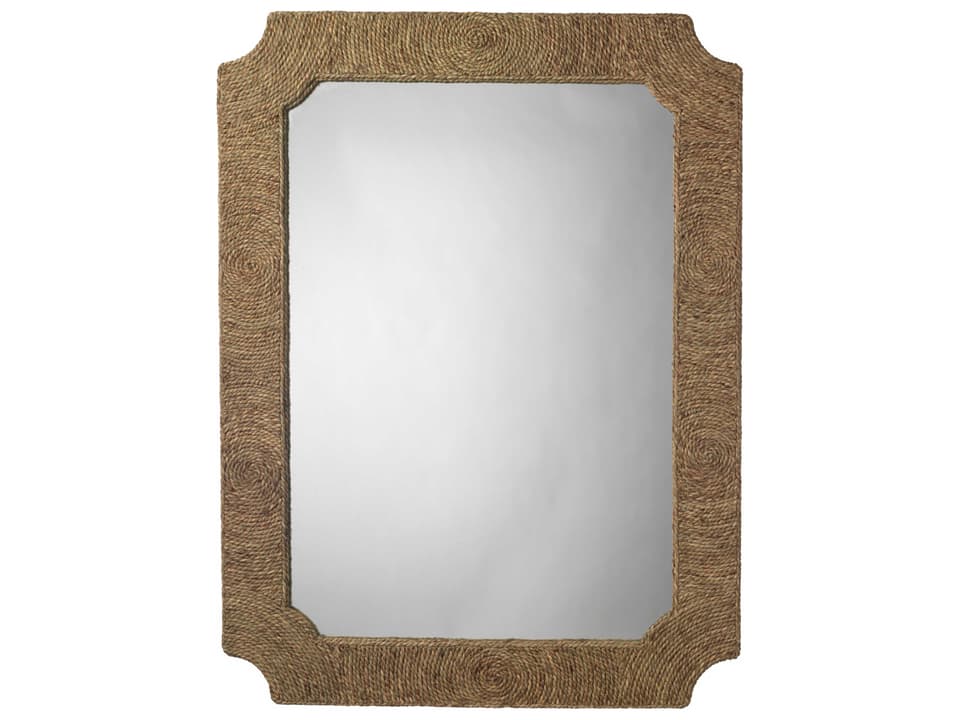 Marina Handwoven Seagrass Wall Mirror in Natural