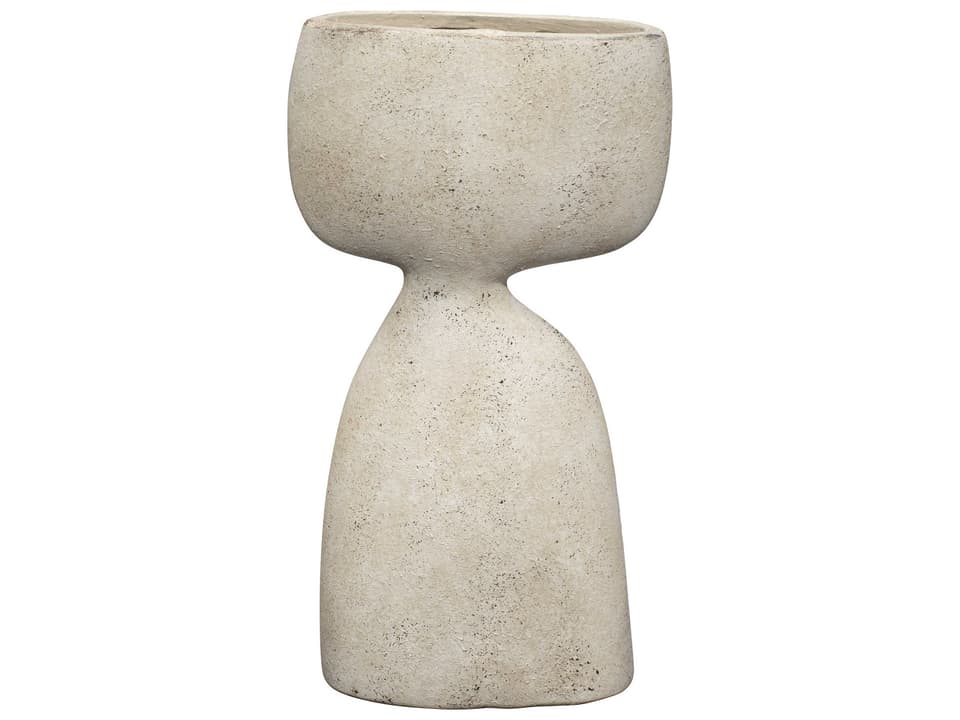 Anatomy Decorative Vase in Off White Ceramic
