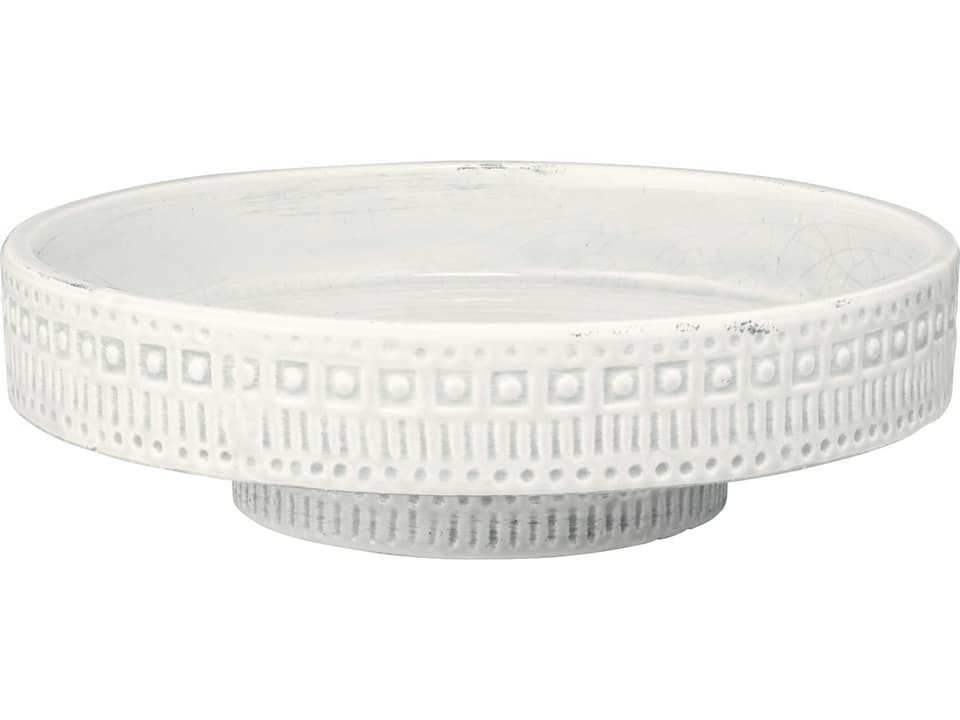Coco White Ceramic Pedestal Table