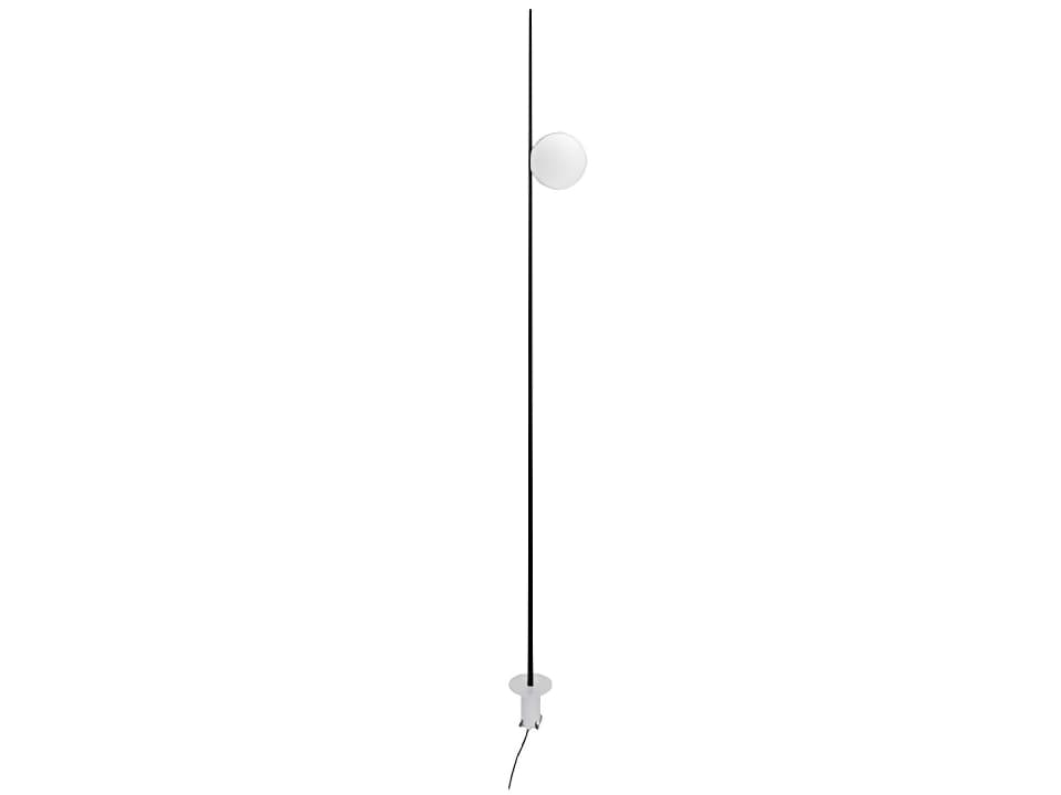 Atmosphere 1-Light Outdoor Floor Lamp in Natural Glass Fiber