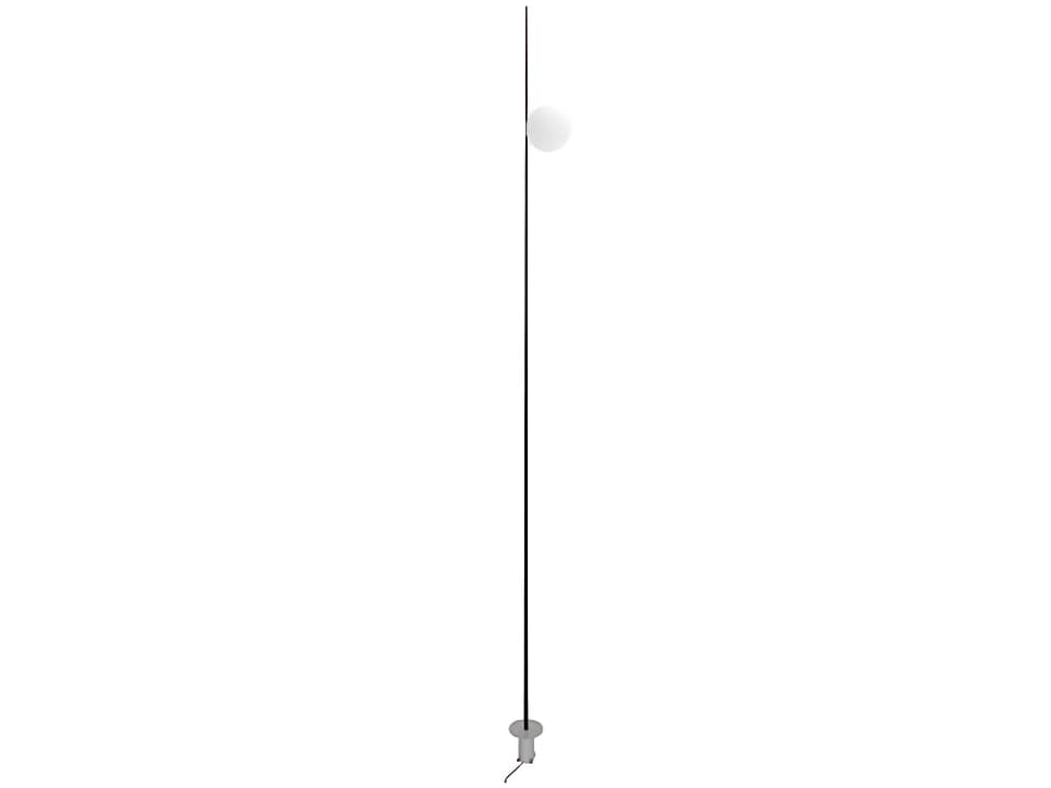 Atmosphere 1-Light Outdoor Floor Lamp in Matt Black