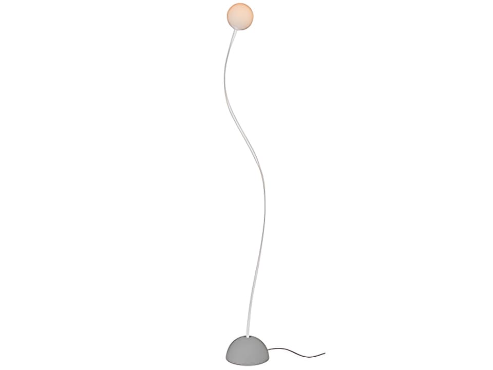 Moony 1-Light Outdoor Floor Lamp in Matte White