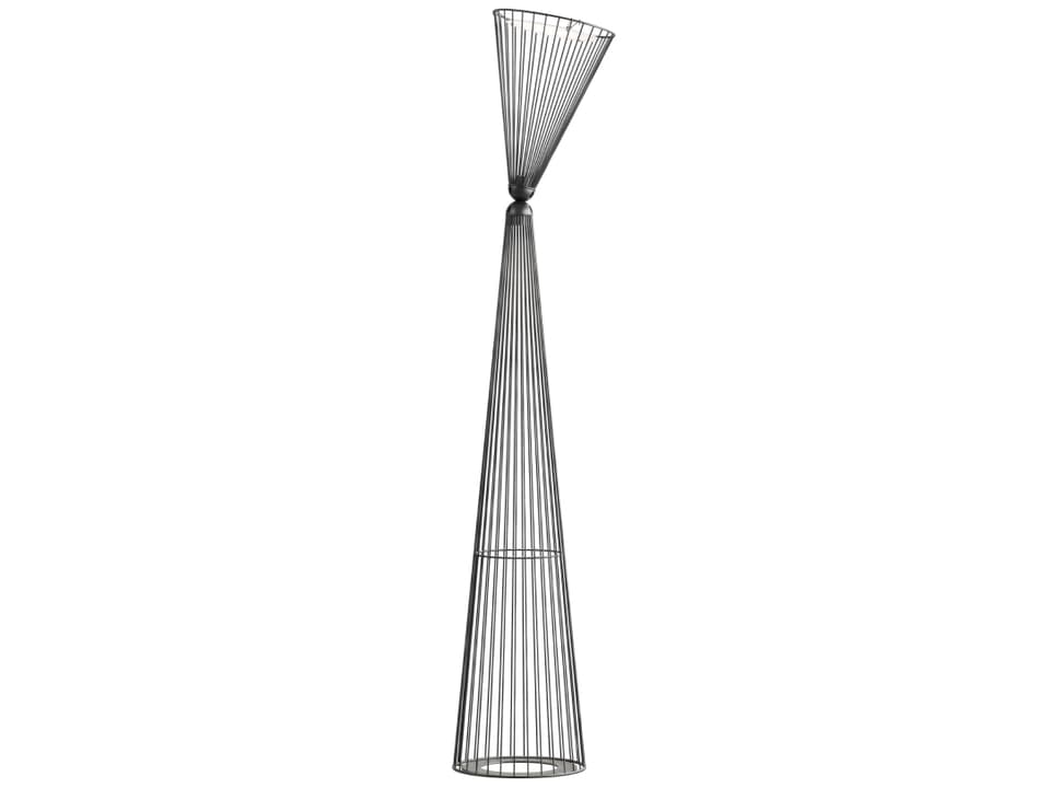 Ikonika 2-Light Outdoor Floor Light in Matte Black