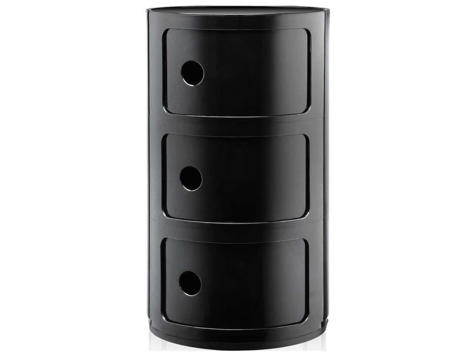 Componibili Black Storage Rack