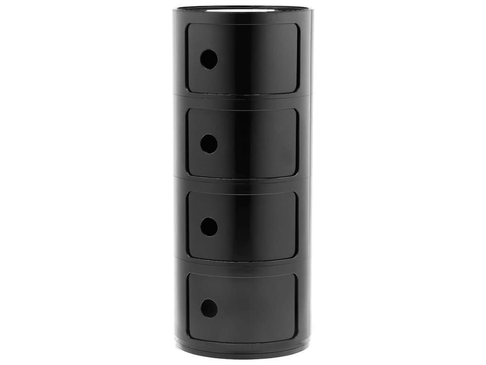 Componibili Black Storage Rack