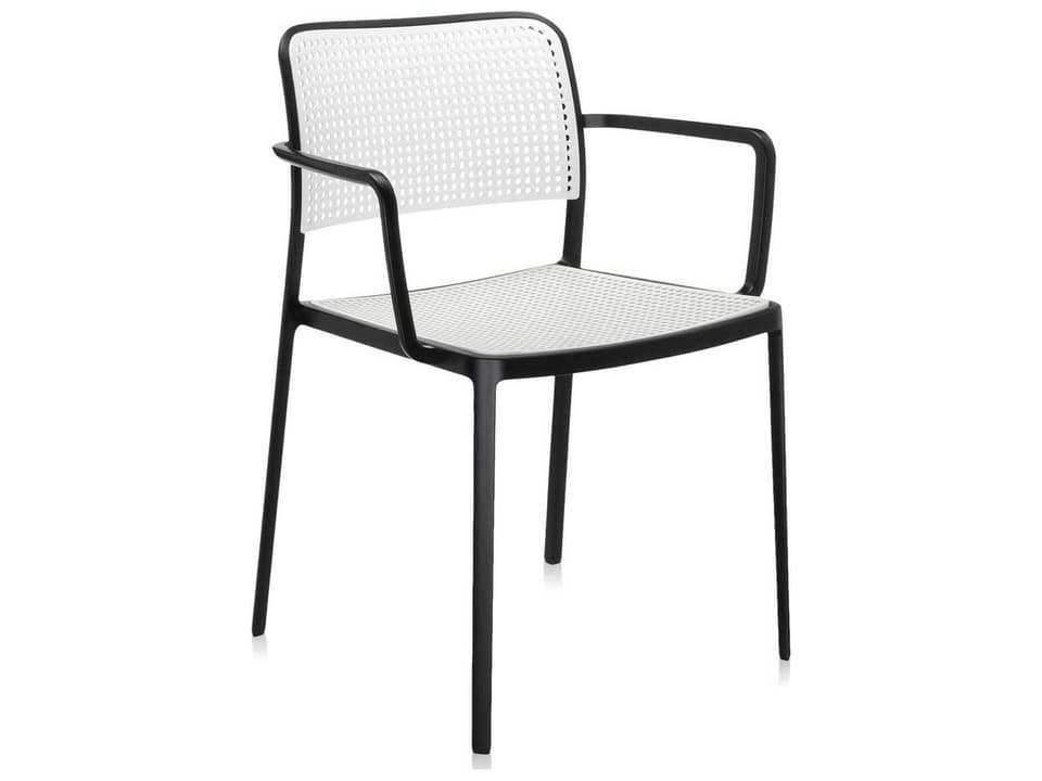 Audrey Black Aluminum Polypropylene Dining Chair