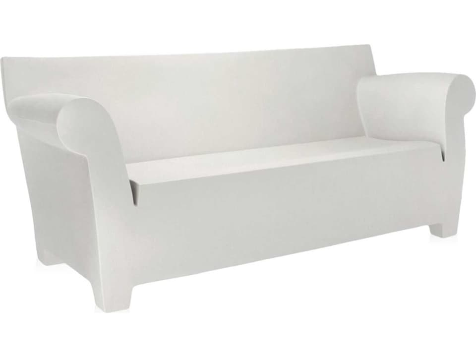 Bubble Zinc White Resin Sofa