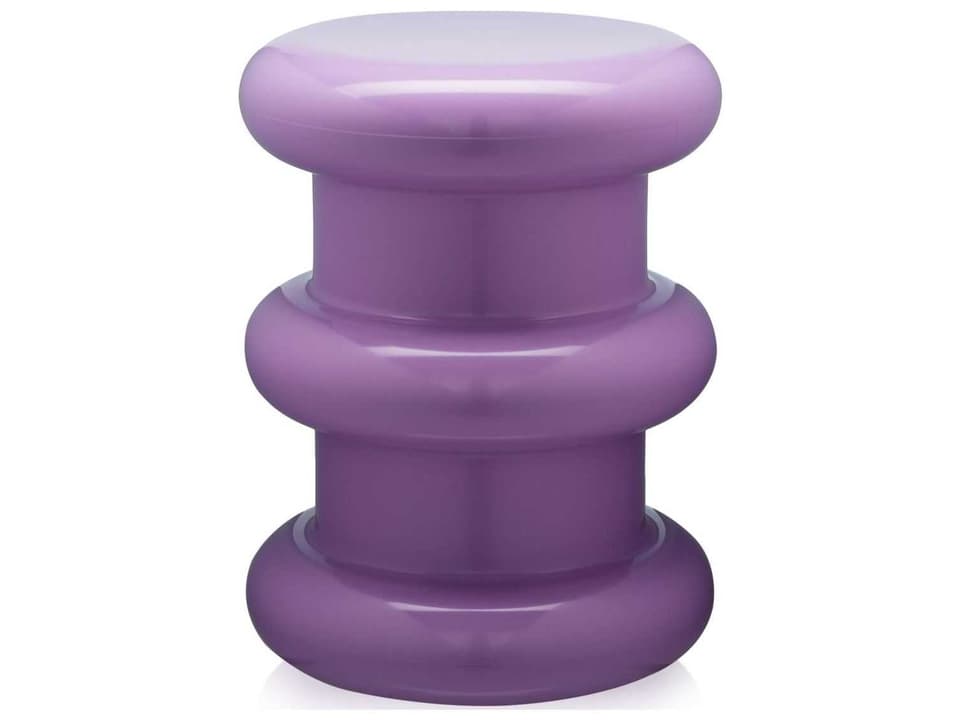 Pilastro Purple Resin Dining Chair
