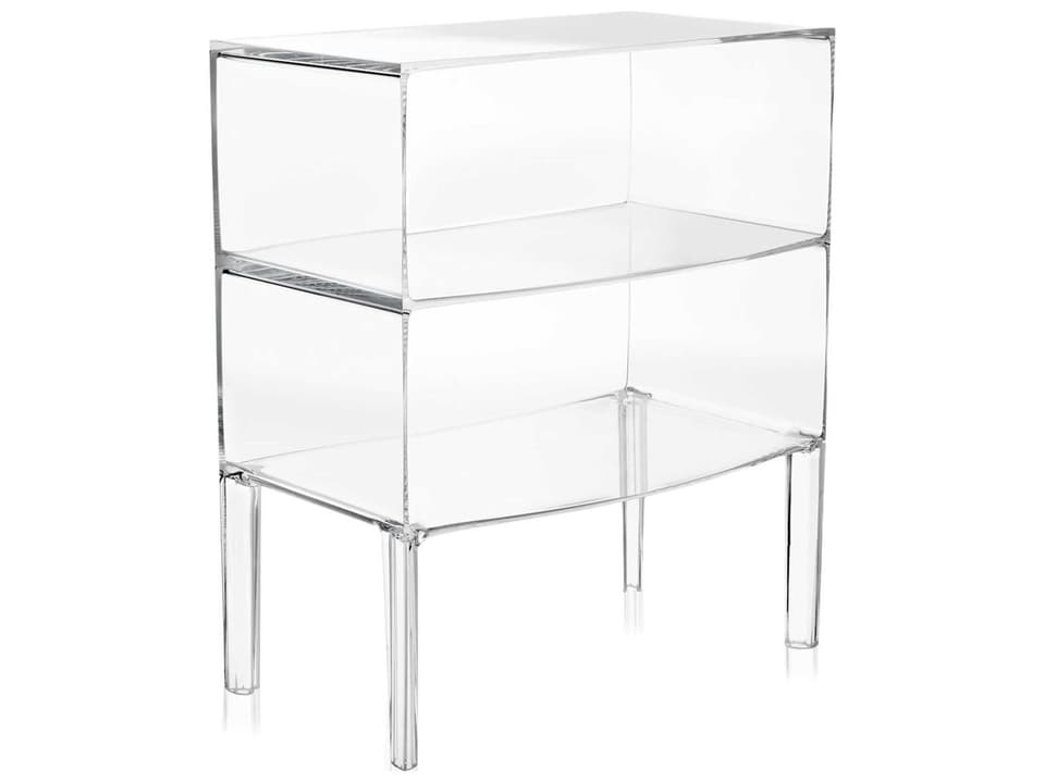 Ghost Buster Transparent Crystal Bookcase by Philippe Starck and Eugeni Quitllet