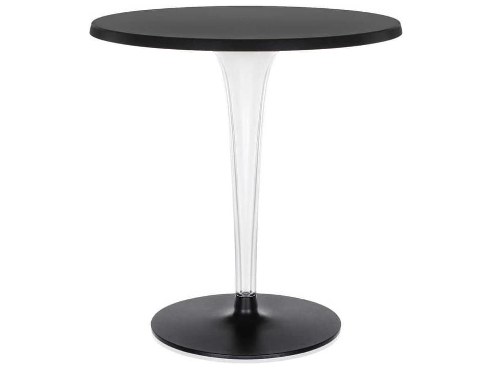 Toptop For Dr Yes Round Plastic Black Dining Table