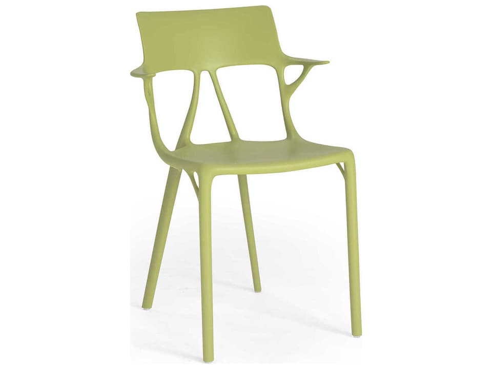 Ai Green Arm Dining Chair  (Sold in 2)