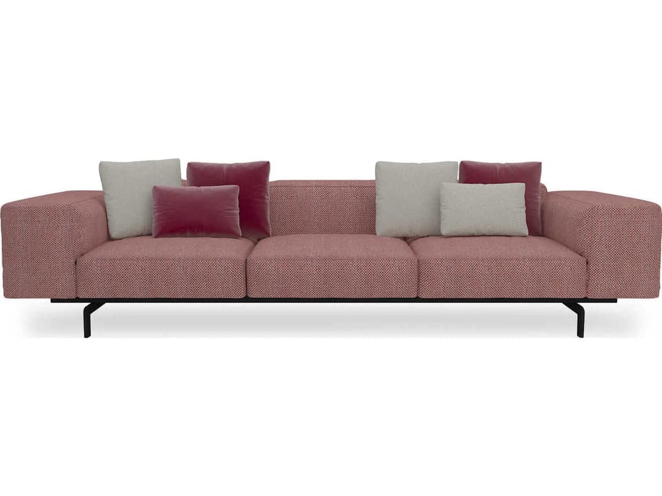 Largo Gubbio Pink Upholstered Sofa