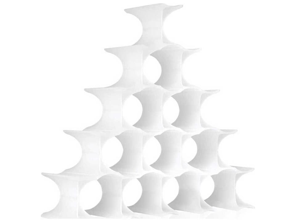 Infinity White Wine Rack