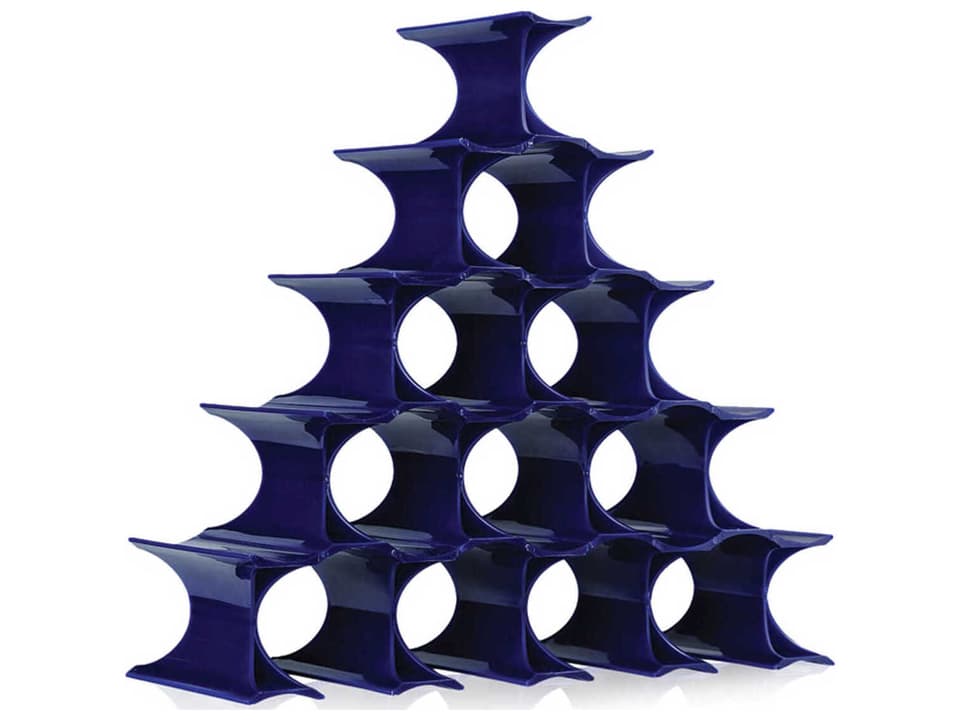 Infinity Blue Wine Rack
