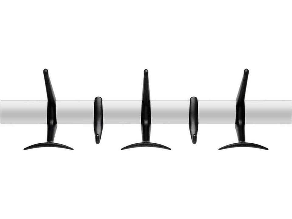 Hanger Five Hook Wall Hanger in Black