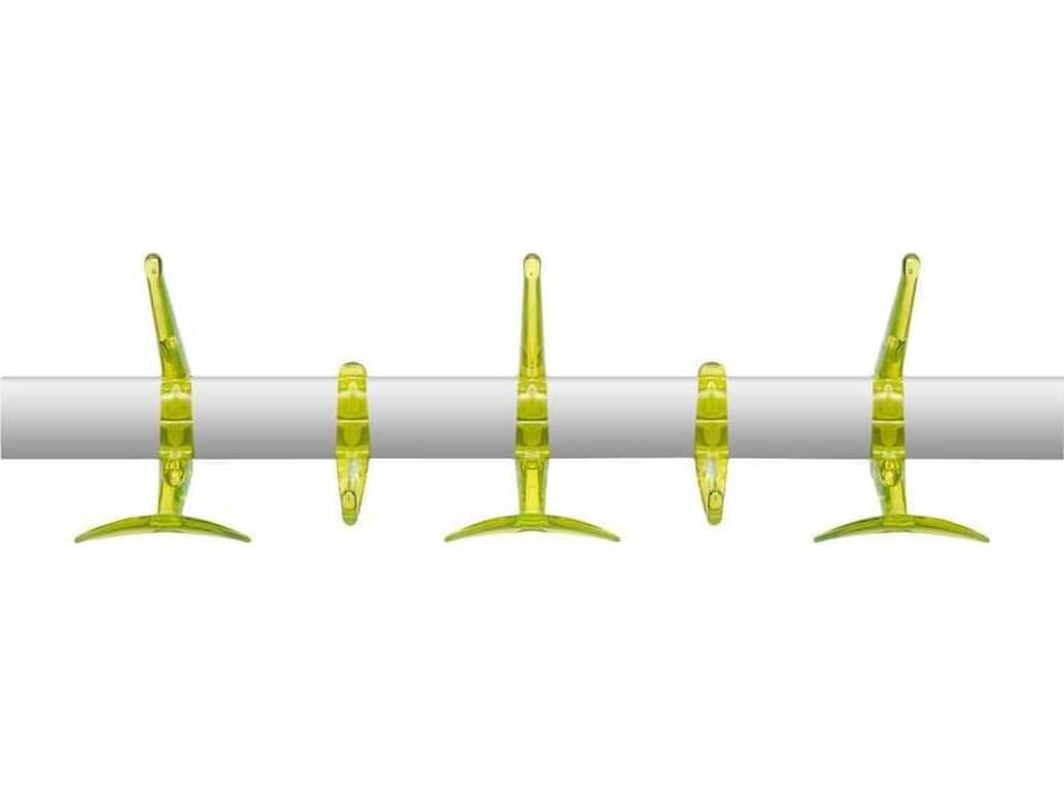 Hanger Five Hook Wall Hanger Citron Yellow