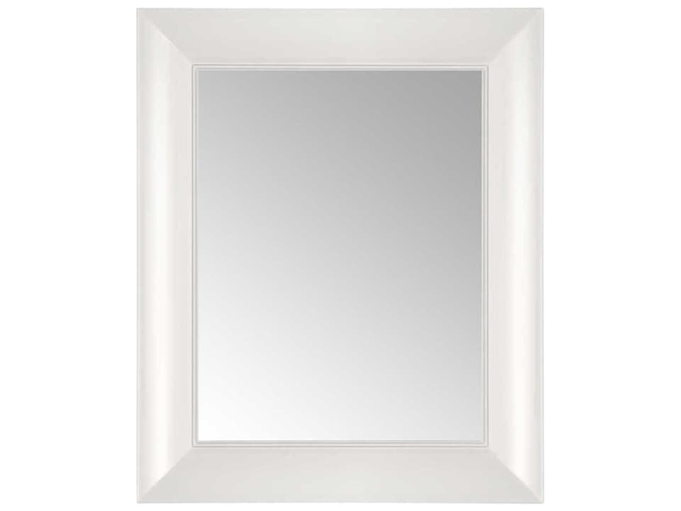 Kartell Only Me Transparent Crystal Rectangular Wall Mirror