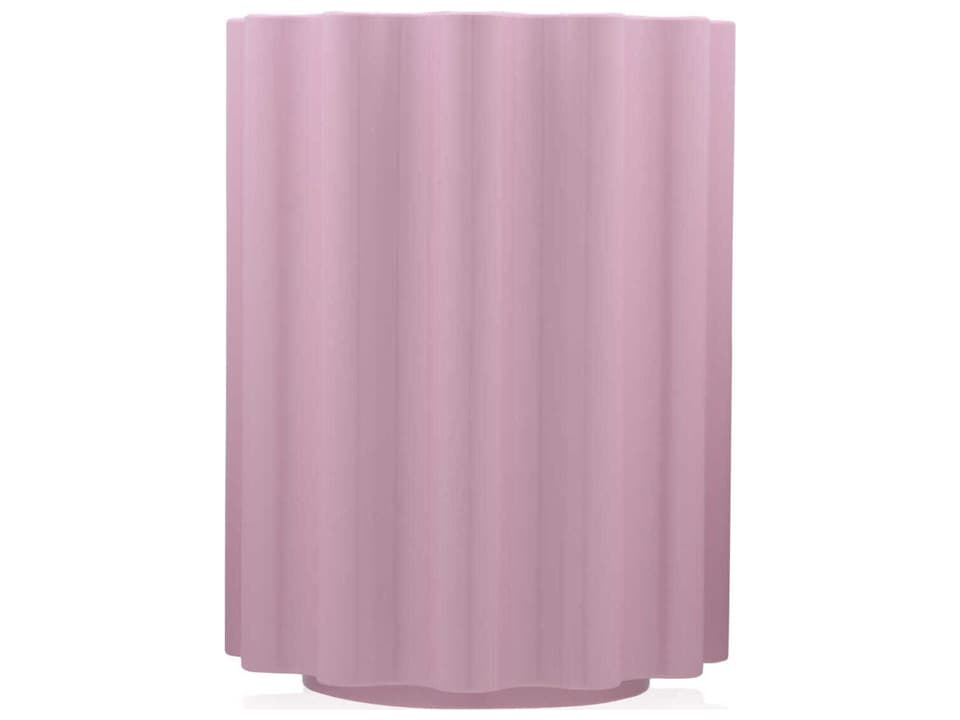 Colonna Pink Accent Stool