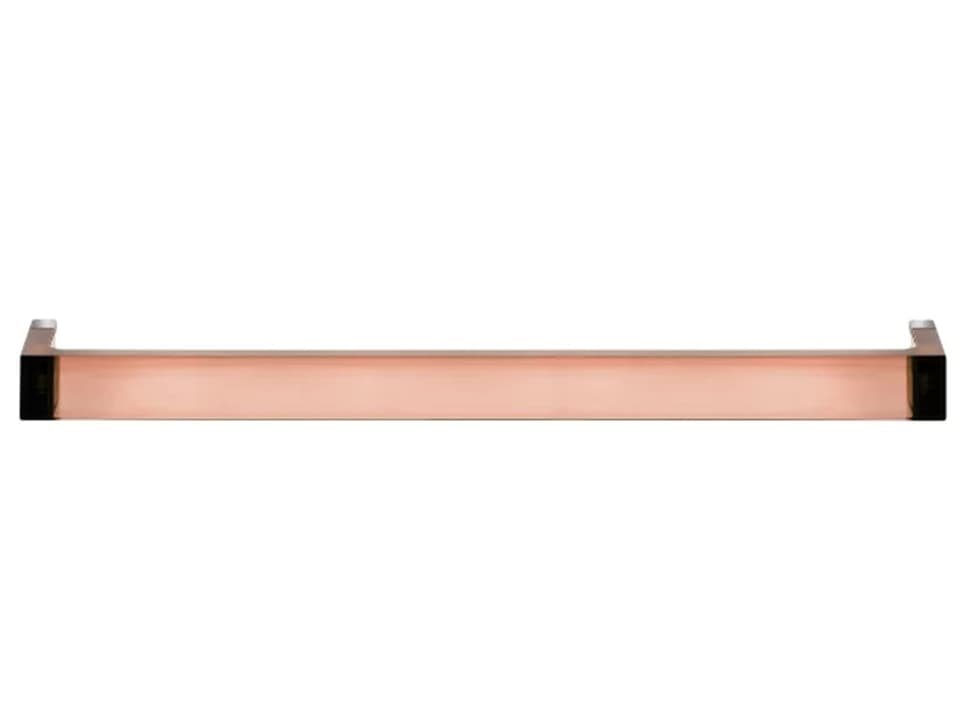 Rail 26-Inch Pink PMMA Towel Rack