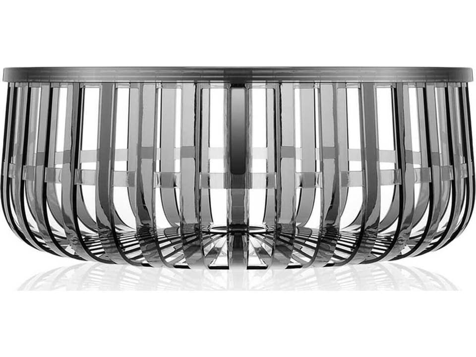 Panier 24" Storage Coffee Table in Smoke