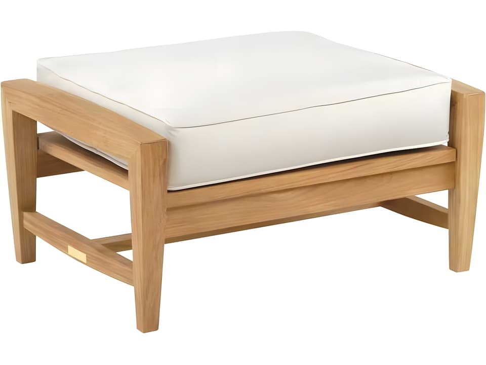 Amalfi Teak Deep Seating Ottoman