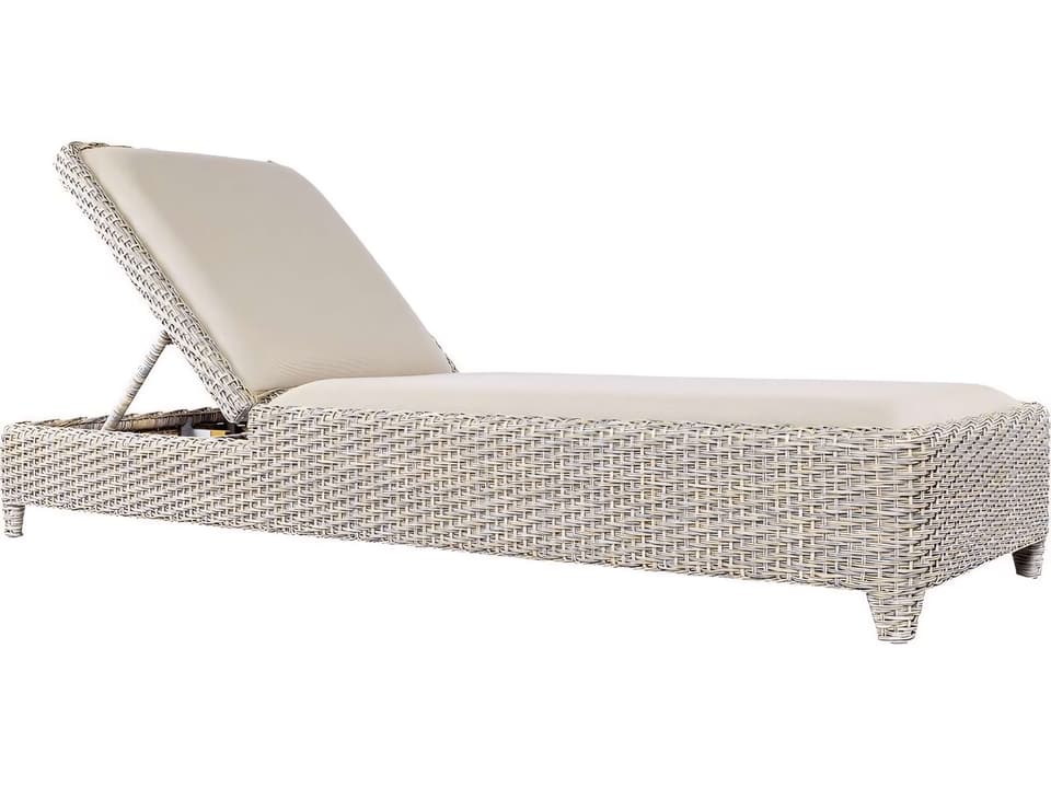 Biscayne Wicker Sling Adjustable Chaise Lounge