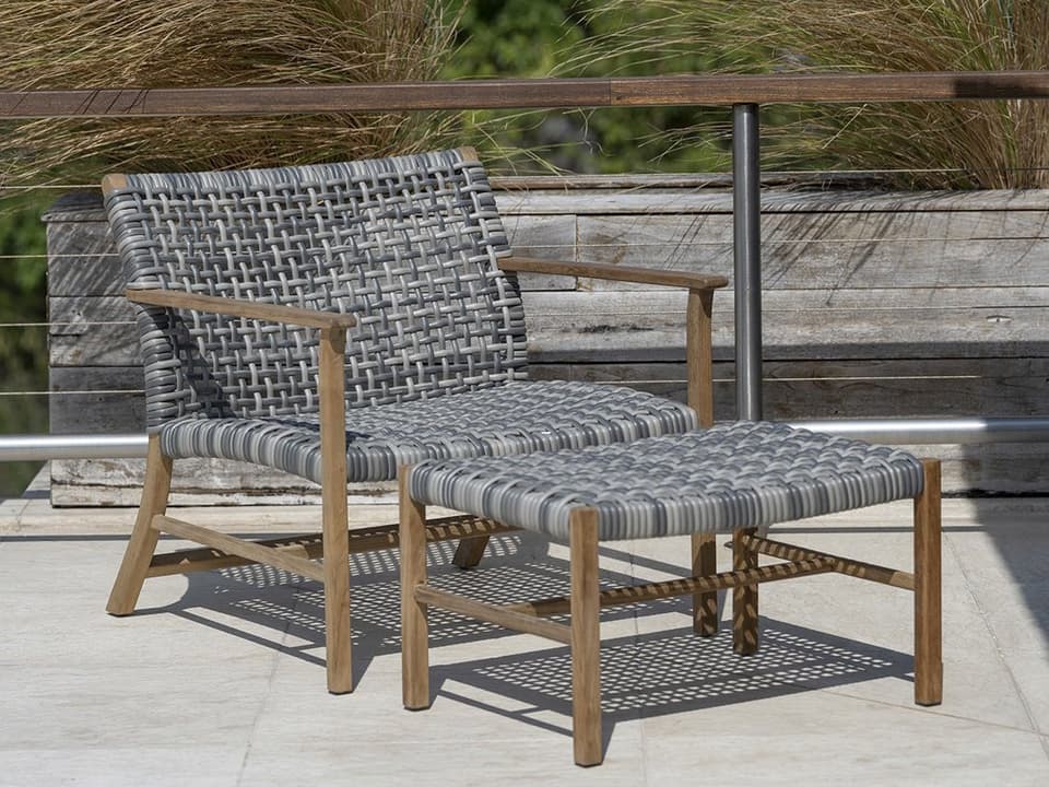 Catherine Teak Wicker Lounge Set